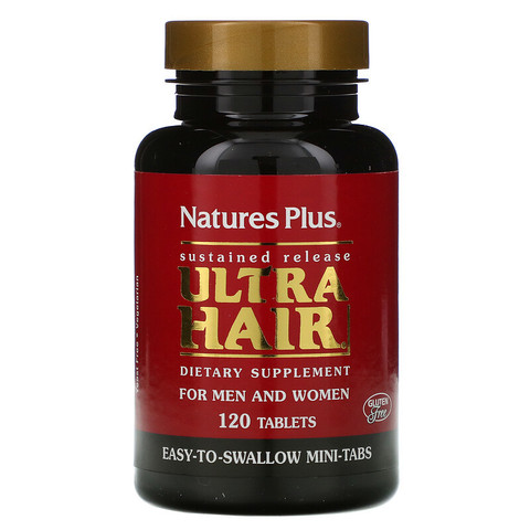 Nature's Plus, Ultra Hair, для мужчин и женщин, 120 таблеток