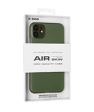 Ультратонкий чехол с защитой камеры K-Doo Air Skin для iPhone 11 (Зеленый)