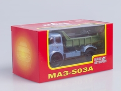 MAZ-503A tipper 1970 blue-green 1:43 Nash Avtoprom