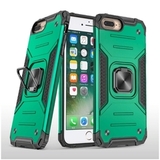 Противоударный чехол Strong Armour Case с кольцом для iPhone 6 Plus, 6s Plus, 7 Plus, 8 Plus (Темно-зеленый)