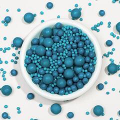 Шарики кранч Бирюза микс  100 гр.