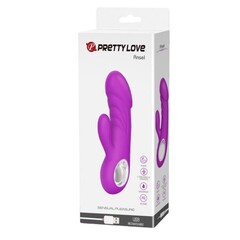 Мини вибратор со стимуляцией клитора 