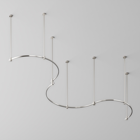 Шинопровод полукруг Maytoni FLARITY TRX154-SR-D650-PT, D650