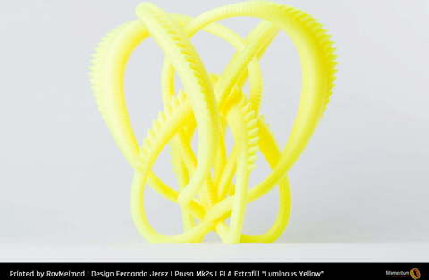 Пластик для 3D-принтера Fillamentum PLA Extrafill Luminous Yellow