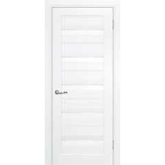 Купить Межкомнатная дверь экошпон Profilo Porte PSC-48 белый остеклённая