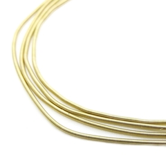 Канитель мягкая, гладкая, KAN/MK, 1,3 мм, матовая, сепия светлая