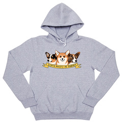 Толстовка "Корги много не бывает"