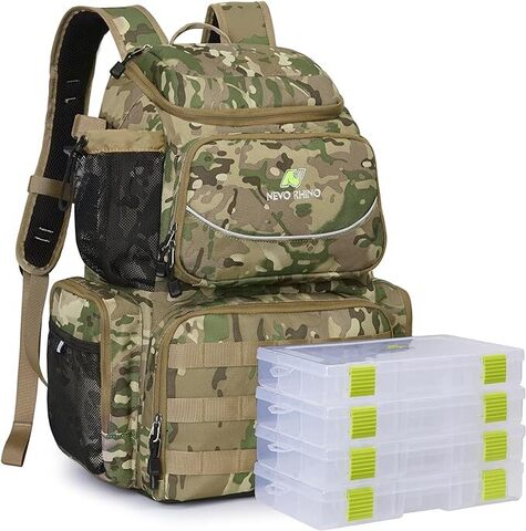 Картинка рюкзак рыболовный Nevo Rhino 9106-NW Khaki green - 14