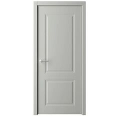 Купить Межкомнатная дверь эмаль Стиль 1 серая глухая