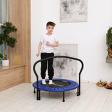 Батут с поручнем DFC JUMPFIT 36'' синий фото №9