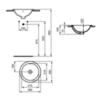 Раковина встраиваемая 38х38 см Ideal Standard Connect E5051MA