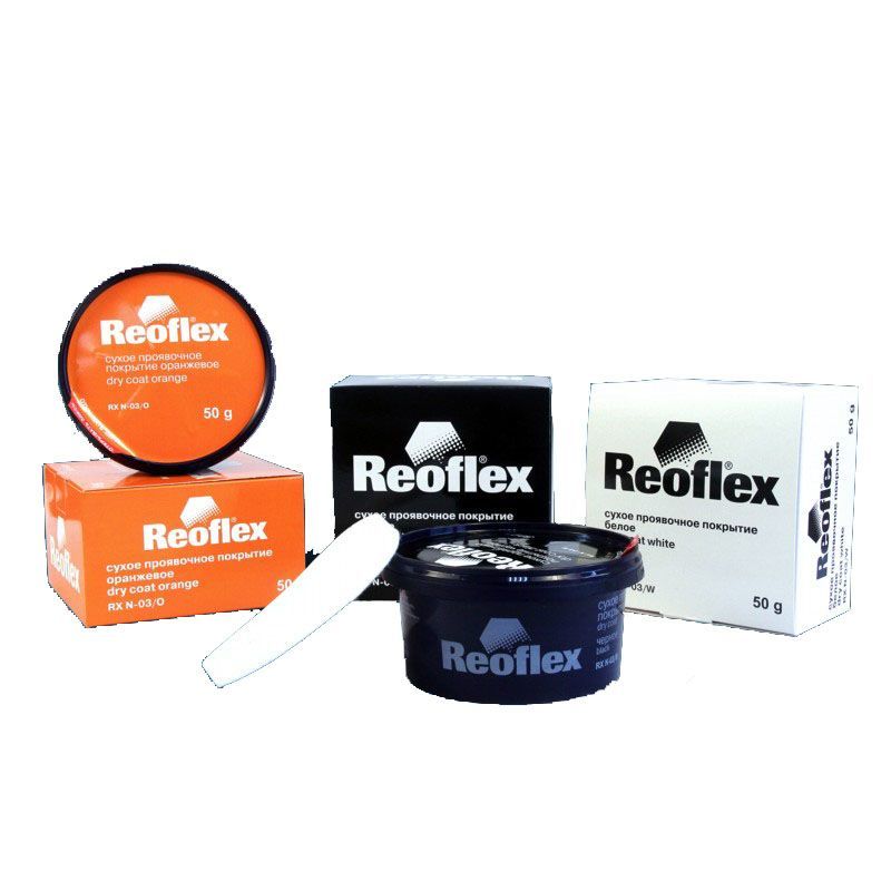 Reoflex  проявочное покрытие оранжевого цвета 50 гр. -  по .