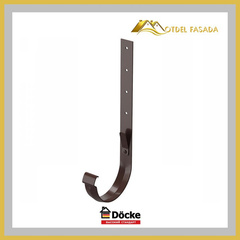 Кронштейн желоба металлический 300 мм Docke LUX Шоколад