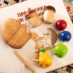 Шнуровка "Завтрак для ежика", Леснушки