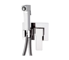 REMER Q60 Гигиенический душ со смесителем скрытого монтажа (душевой шланг и скрытая часть в комплекте) qubika фото