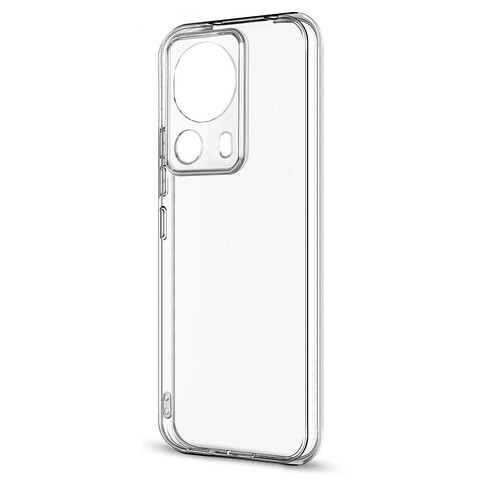 Силиконовый чехол TPU Clear case с защитой камеры (толщина 2.0 мм) для Xiaomi 13 Lite (Прозрачный)