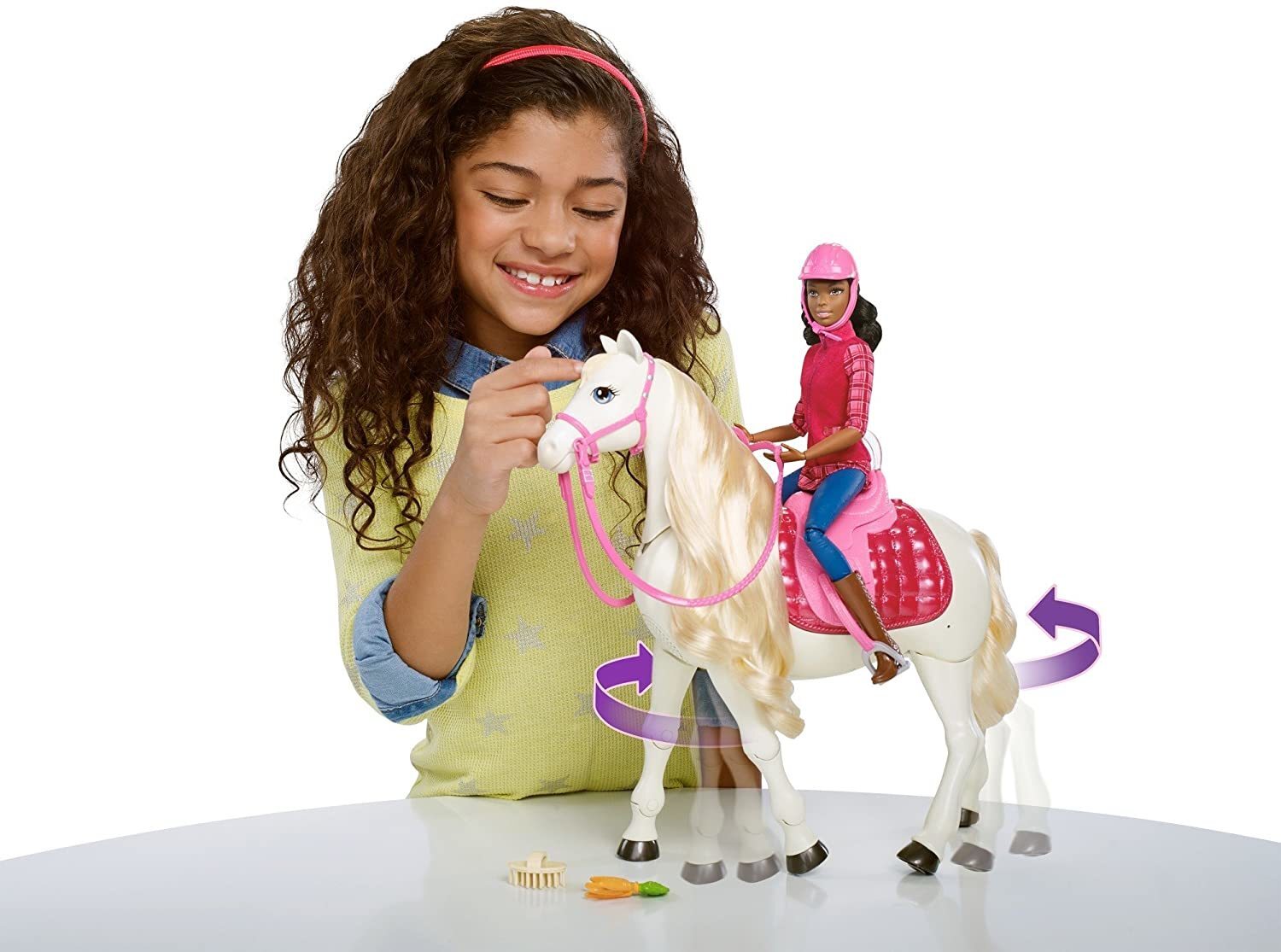 Игрушки для девушек купить. Барби Маттель. Кукла Barbie с лошадью, fxh13. Набор Barbie и лошадь мечты, 29 см, frv36. Лошадь Barbie Mattel.