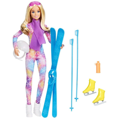 Кукла Барби "Зимнее приключение" на лыжах и коньках Barbie Skier and Ice Skater