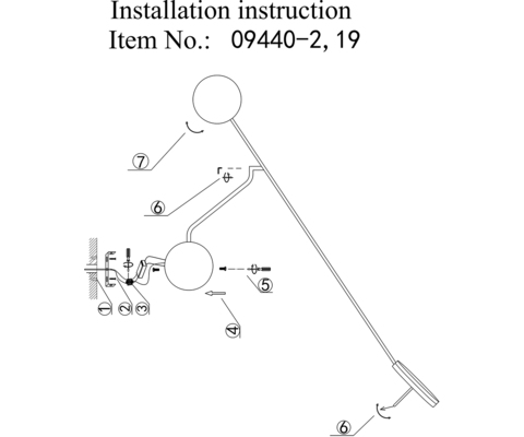 Настенный светодиодный светильник Kink Light Некси 09440-2,19(3000K)