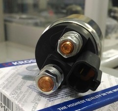 РЕЛЕ ВТЯГИВАЮЩЕЕ SOLARIS -30.06.2011 OEM 2 БОЛТА (D-43мм, L-98/70мм)