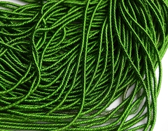 Канитель спиральная резная 1,5мм зеленая (№4767)