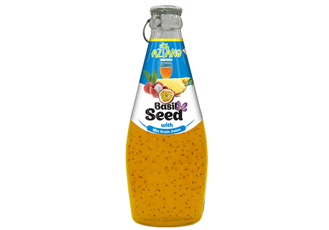 Нектар мультифрукт с семенами базилика Aziano, 290мл