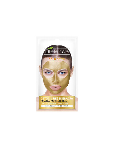 GOLD DETOX Очищающая металлическая маска для зрелой и чувствительной кожи 8 г