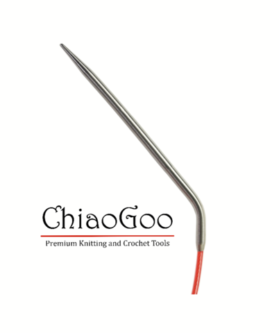 Спицы Chiaogoo металлические круговые  30 см 3,5 мм Premium SS RED