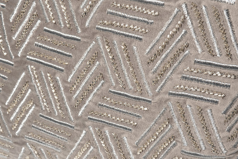 Подушка декоративная 45x45 Garda Decor Плетенка серебряная