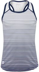 Футболка для девочки Wilson G Team Striped Tank - blue depths/white