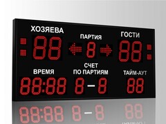 Табло для волейбола Импульс 718-D18x4-D13x9-S4-A2