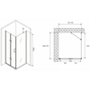 Abber Zart AG08080P-S71 Душевой уголок, 80x70x195, цвет: хром