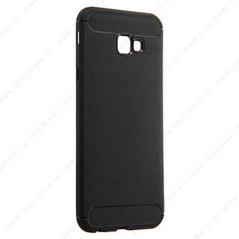 Накладка Carbon 360 силиконовая для Samsung Galaxy J4 Plus J415 2018 черный
