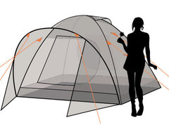 Туристическая палатка Canadian Camper Karibu 4