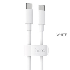 USB Кабель для зарядки Type-C to Type-C HOCO X51 5A 100W белый