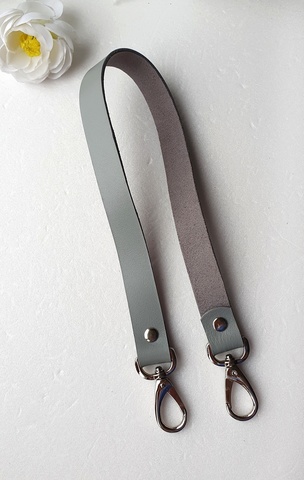 Handle 45 cm. On carabiners, Color: Light gray