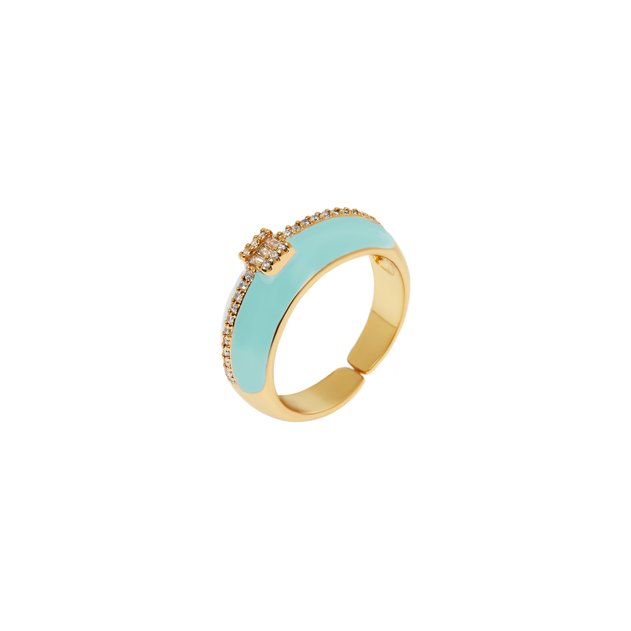 DÉJÀ VU Кольцо Bright Spot Ring – Mint déjà vu кольцо crystal cuddling ring