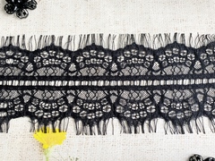 Французское кружево, ш. 13 см, чёрный