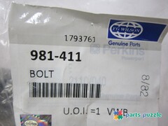 Болт крепления выпускного коллектора / BOLT АРТ: 981-411