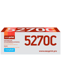 Тонер-картридж EasyPrint LK-5270C для Kyocera ECOSYS P6230cdn, M6230cidn, M6630cidn (6000 стр.) голубой, с чипом