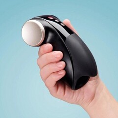 Мастурбатор мужской Fun factory COBRA LIBRE II, черно-серый