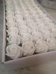 Мыльная роза Белая 6см. 1шт.