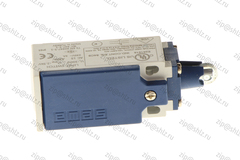 Выключатель концевой быстрого переключения линейный 3-х направленный с пластмассовой консолью, стальным плунжером и роликом Ф11мм (1НО+1НЗ), EMAS L5K13MUM331