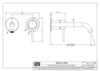 Gessi Flessa 54089#239 Смеситель для раковины без донного клапана