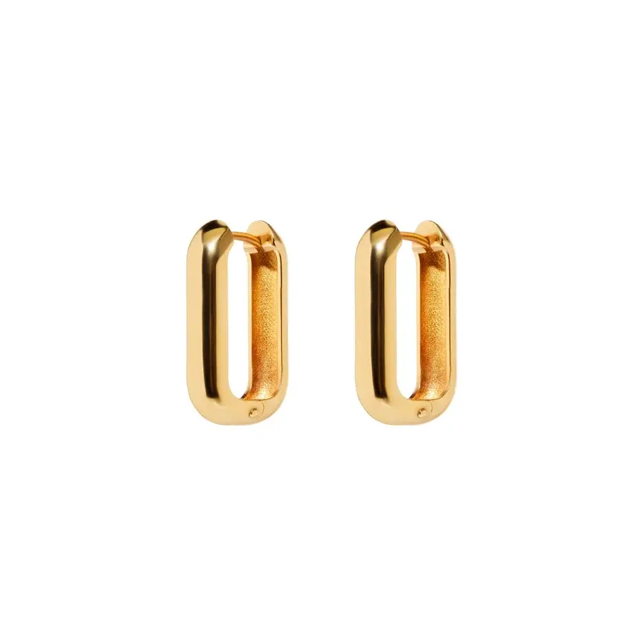 

Серьги Square Cut Earrings - Gold