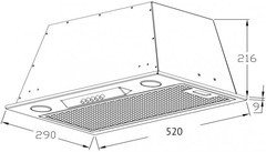 Вытяжка Korting KHI 6530 N СХЕМА