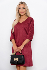 Платье Шенон (марсала) Р11-1008/2 Nikol