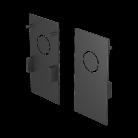 Заглушка торцевая 2шт Maytoni Exility TRA034EC-41B