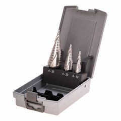 Набор ступенчатых сверл 4-12/4-20/4-30мм NextGeneration HSS-G Ruko 101026RO