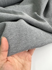 Трикотаж кашкорсе, Серый меланж